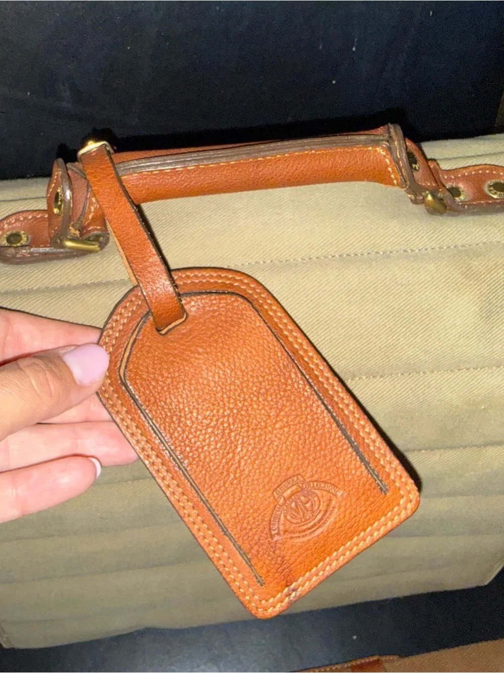 GHURKA #209 Leather Messenger Bag Brown